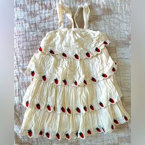 Summer strawberry dress 2T